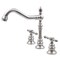 Novatto MILLER Widespread 2-Handle Lavatory Faucet in Brushed Nickel NBF-101BN - alternate 1